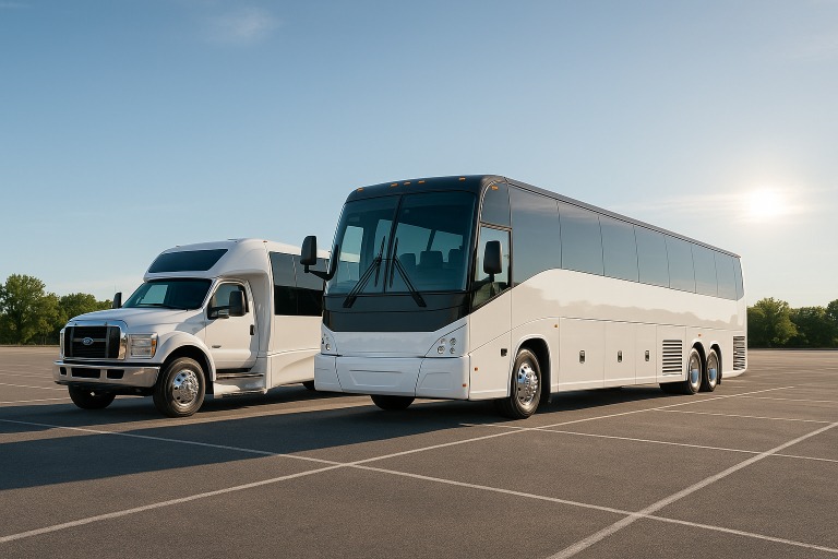 Charter Bus in Waukegan
